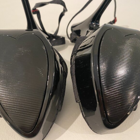 Aldo Denim Peep Toe Stiletto Heels Size 40 (US size 10) - Picture 5 of 7